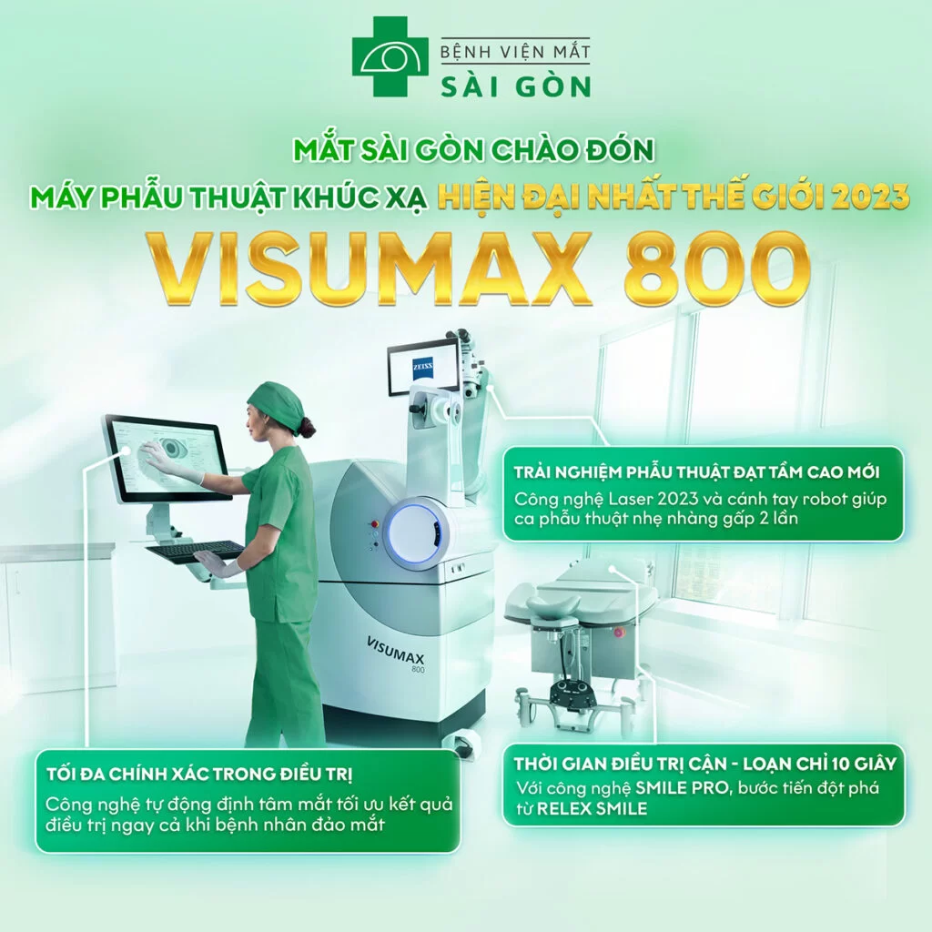 Hệ thống VISUMAX 800 đầu tiên tại Việt Nam đã đến Mắt Sài Gòn